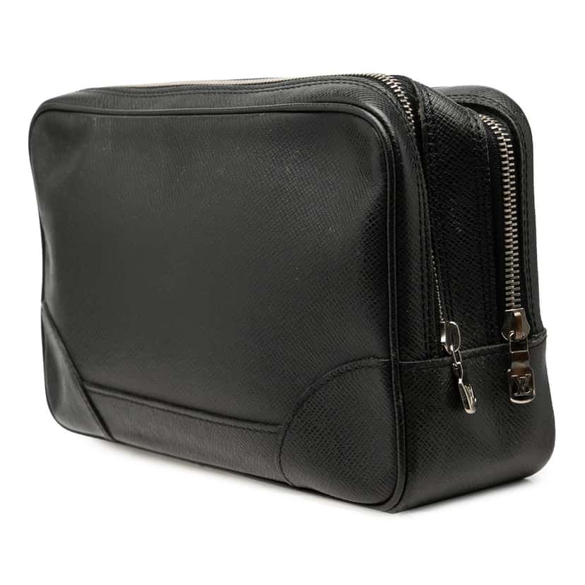 Louis Vuitton Taiga Neo Pavel Black Leather Very good condition - Back View