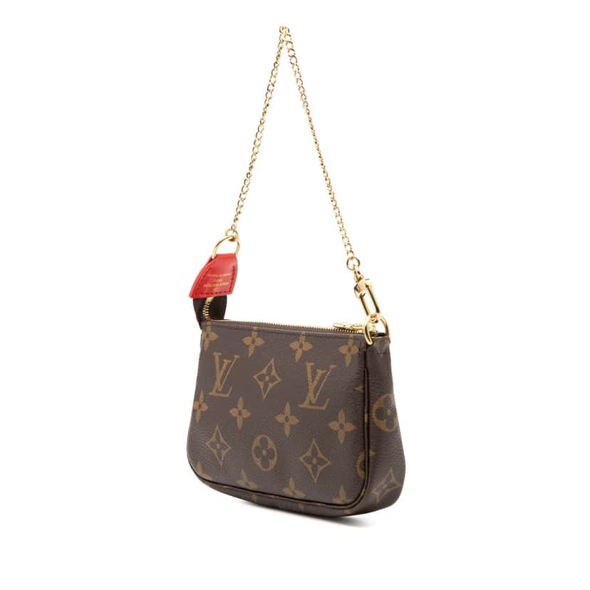 Louis Vuitton Monogram Vivienne Christmas Mini Pochette Accessoires Brown Very good condition - Back View
