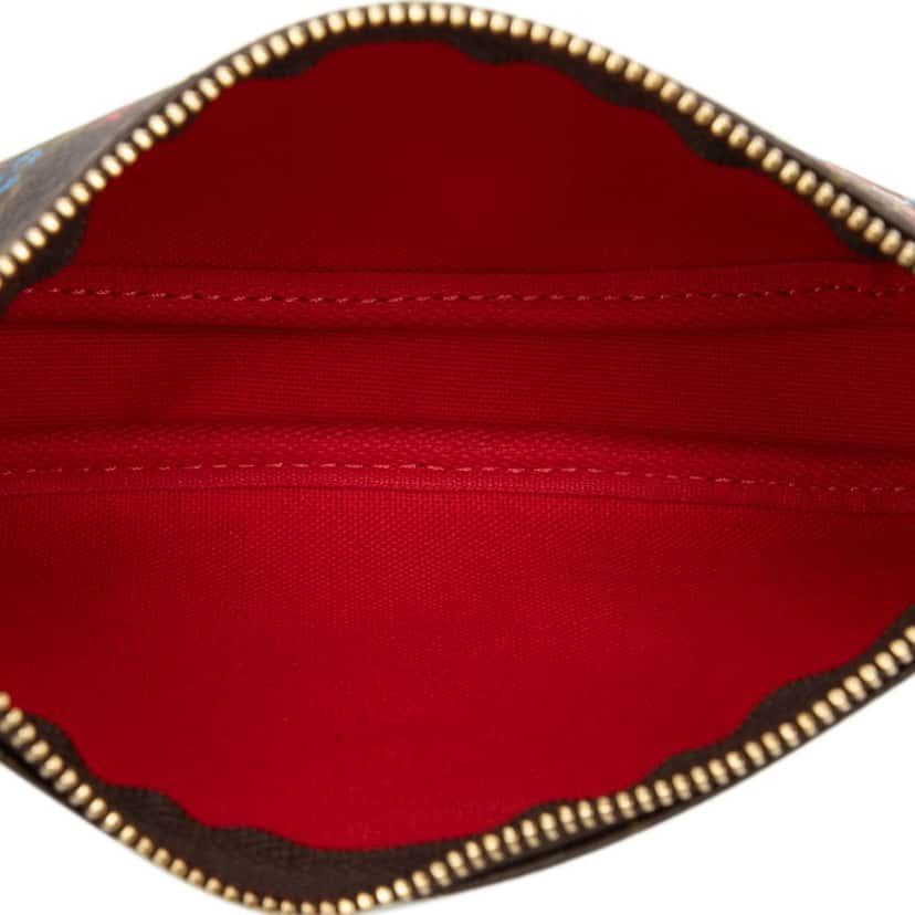 Louis Vuitton Monogram Vivienne Christmas Mini Pochette Accessoires Brown Very good condition - Model View