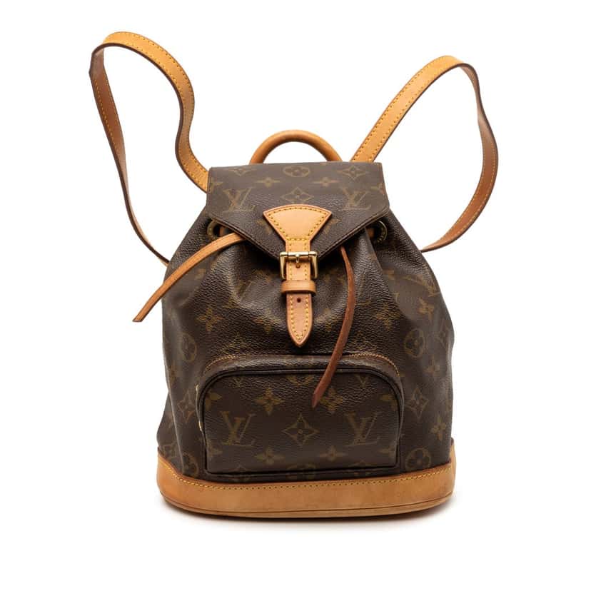 Louis Vuitton Monogram Mini Montsouris Brown Good condition - Front View