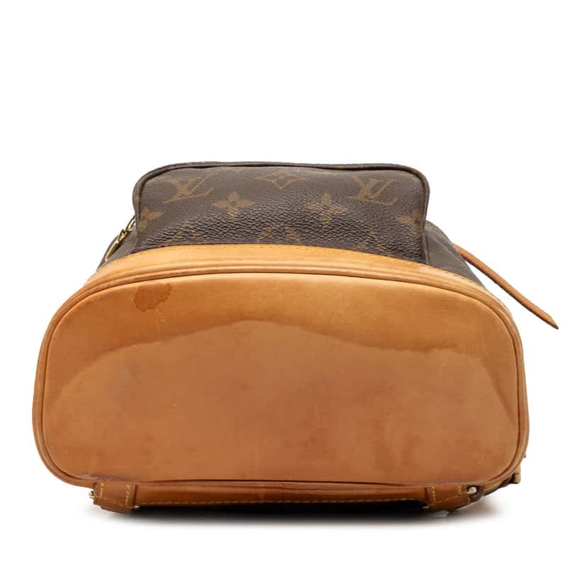 Louis Vuitton Monogram Mini Montsouris Brown Good condition - Inside View