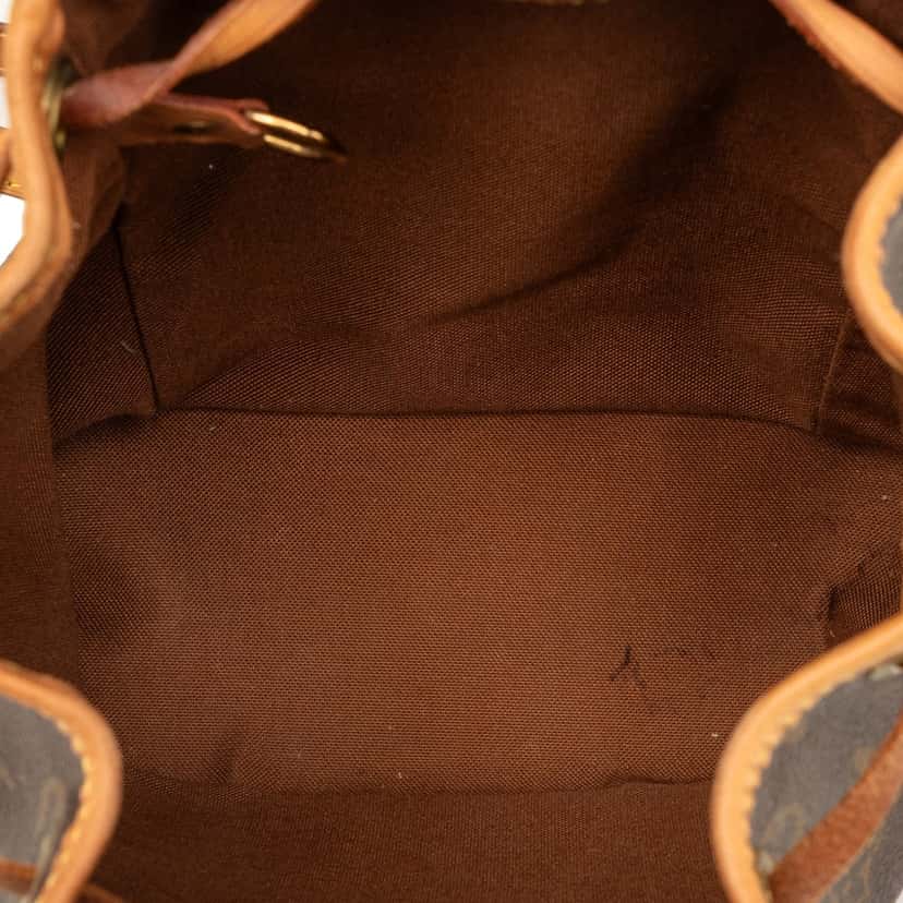 Louis Vuitton Monogram Mini Montsouris Brown Good condition - Model View