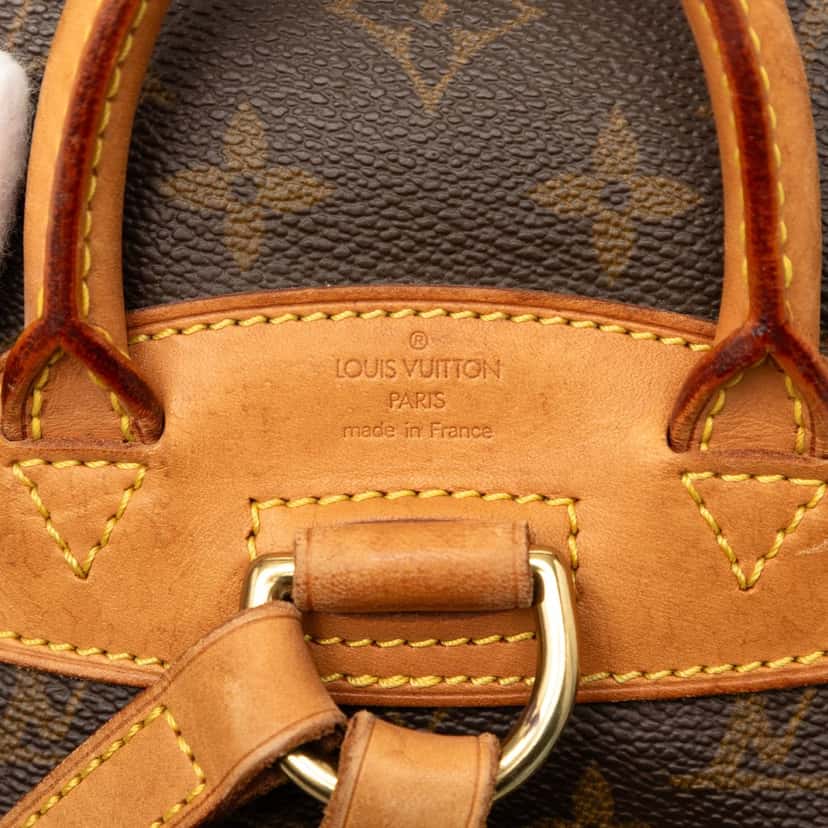 Louis Vuitton Monogram Mini Montsouris Brown Good condition - Box View