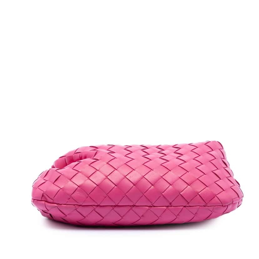 Bottega Veneta Mini Nappa Intrecciato Jodie Pink Leather Very good condition - Inside View