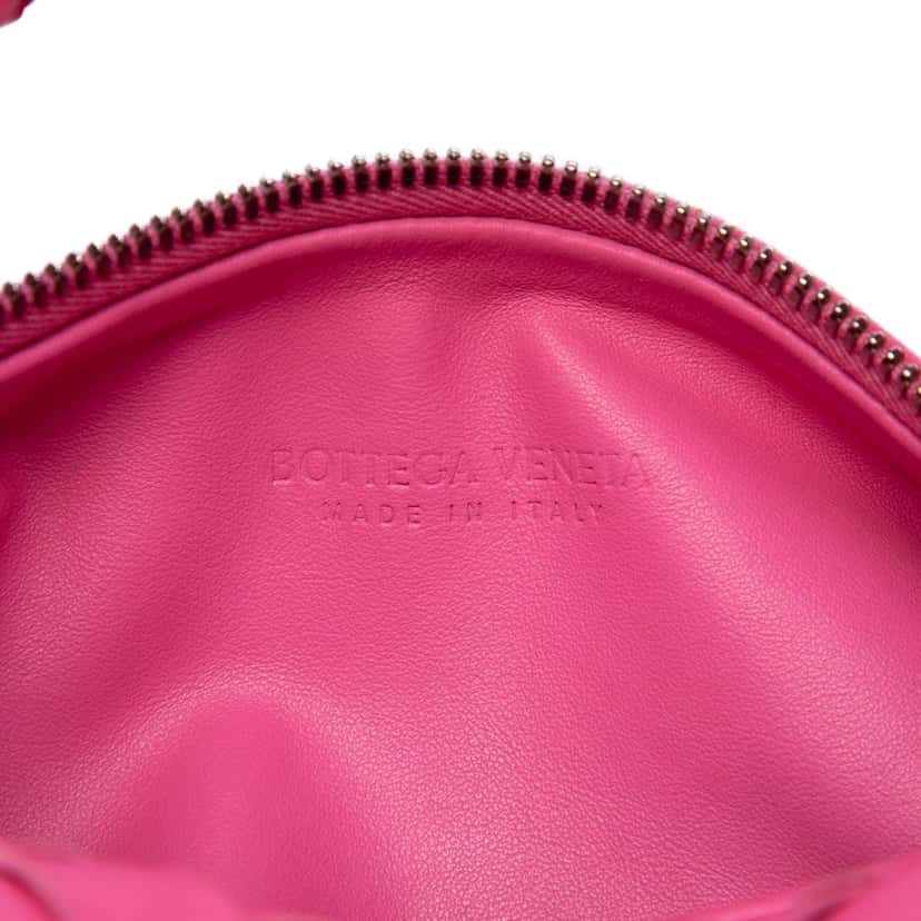 Bottega Veneta Mini Nappa Intrecciato Jodie Pink Leather Very good condition - Box View
