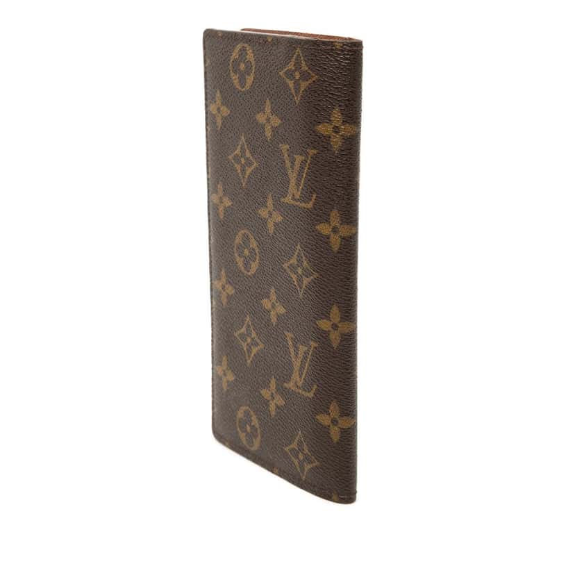 Louis Vuitton Monogram Brazza Long Wallet Brown Very good condition - Back View