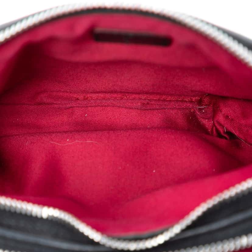 Miu Miu Studded Leather Double Zip Crossbody Black Leather Very good condition - Model View