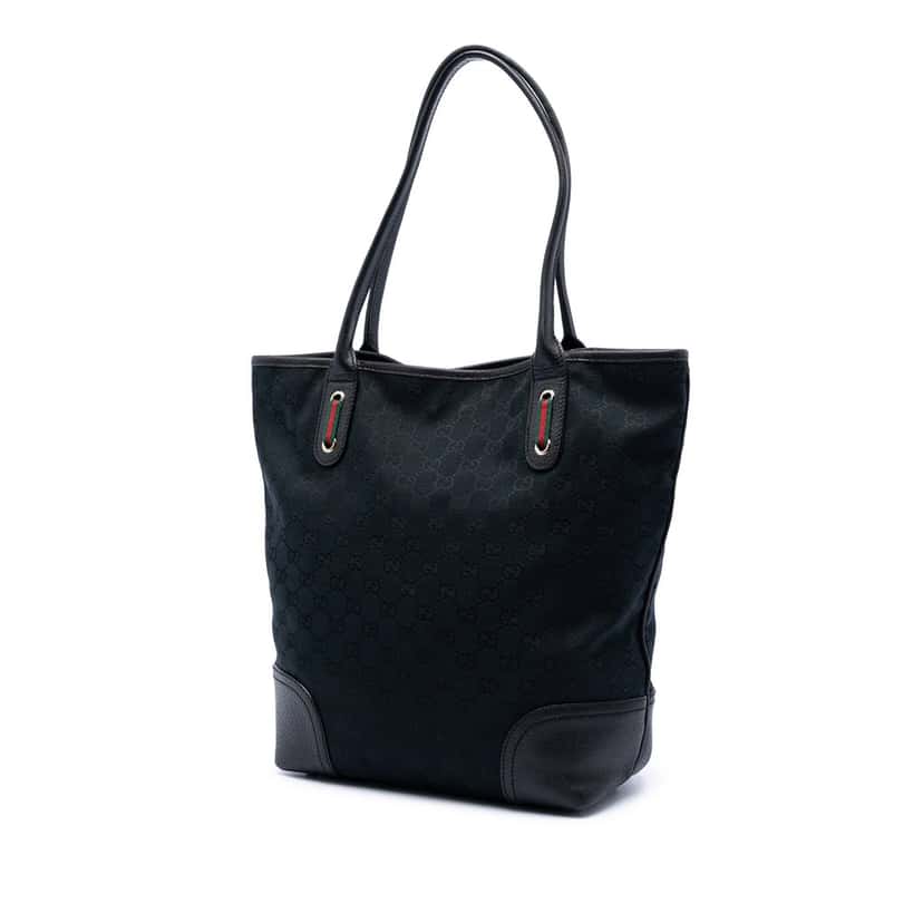 Gucci GG Canvas Princy Tote Blue Very good condition - Back View