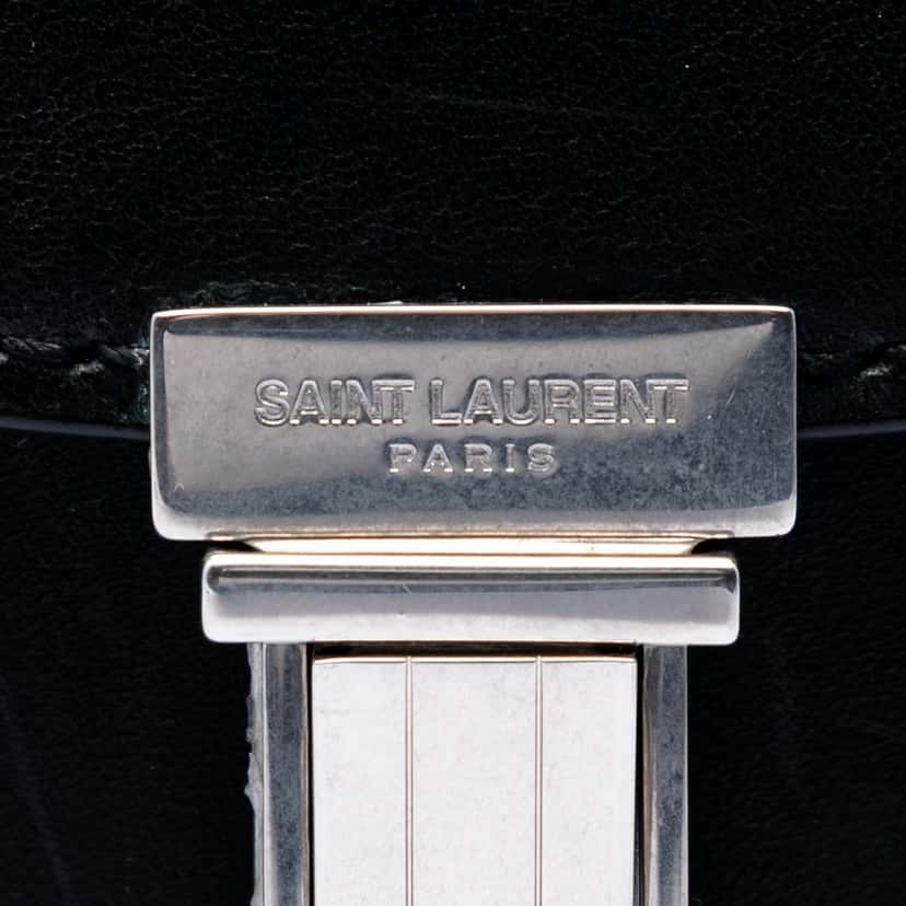 Saint Laurent Leather Tuc Box Crossbody Black Leather Very good condition - Box View
