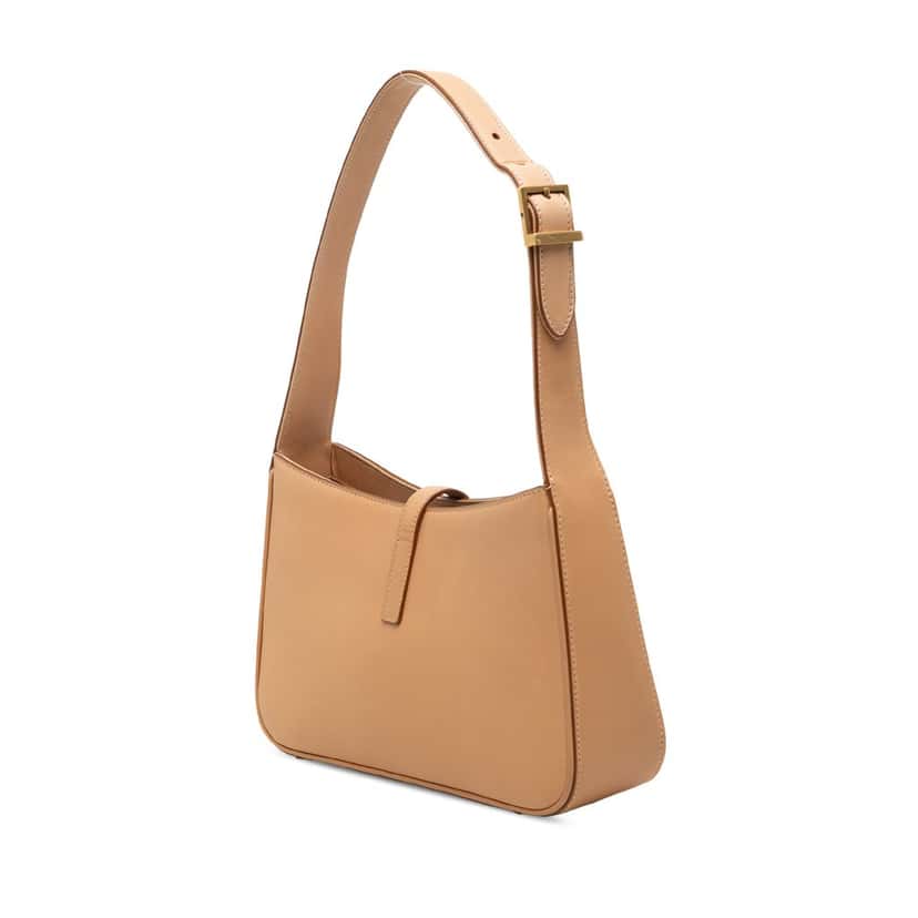 Saint Laurent Smooth Calfskin Le 5 a 7 Brown Leather Very good condition - Back View