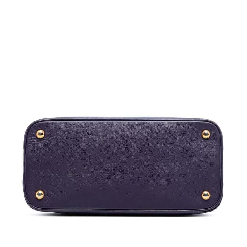 Prada Medium Saffiano Lux Open Promenade Satchel Purple Leather Very good condition - Inside View
