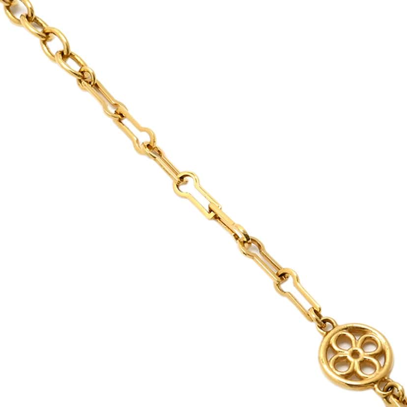 Louis Vuitton Gold Plated Monogram Forever Young Bracelet Gold Metal Very good condition - Model View