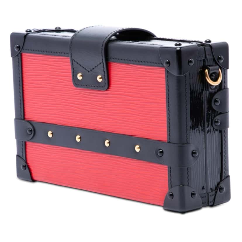 Louis Vuitton Epi Petit Malle Red Leather Very good condition - Back View