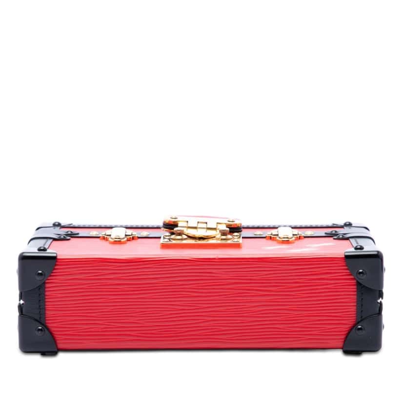 Louis Vuitton Epi Petit Malle Red Leather Very good condition - Inside View
