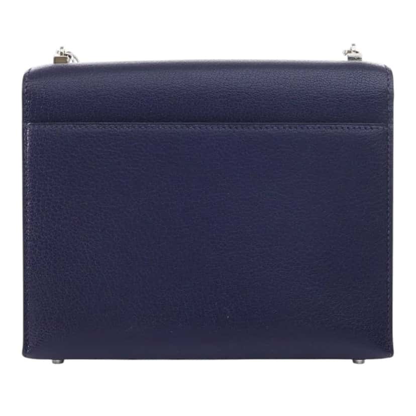 Hermès Mini Chevre Mysore Verrou Chaine Blue Leather Very good condition - Model View