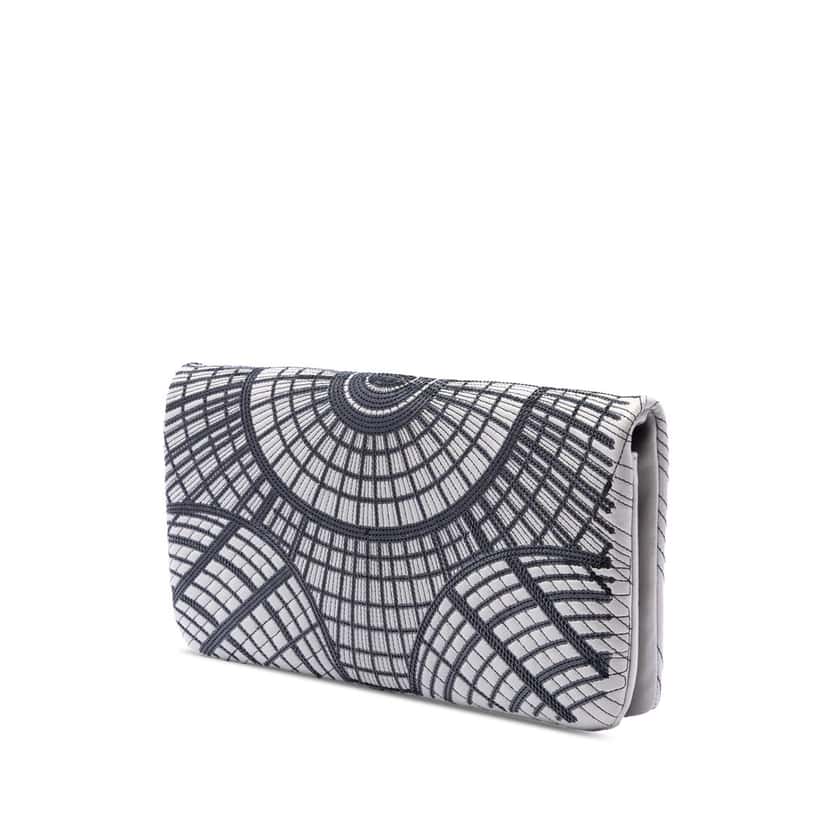 Chanel Sequin Embellished Lambskin Grand Palais Clutch Other Leather Very good condition - Back View