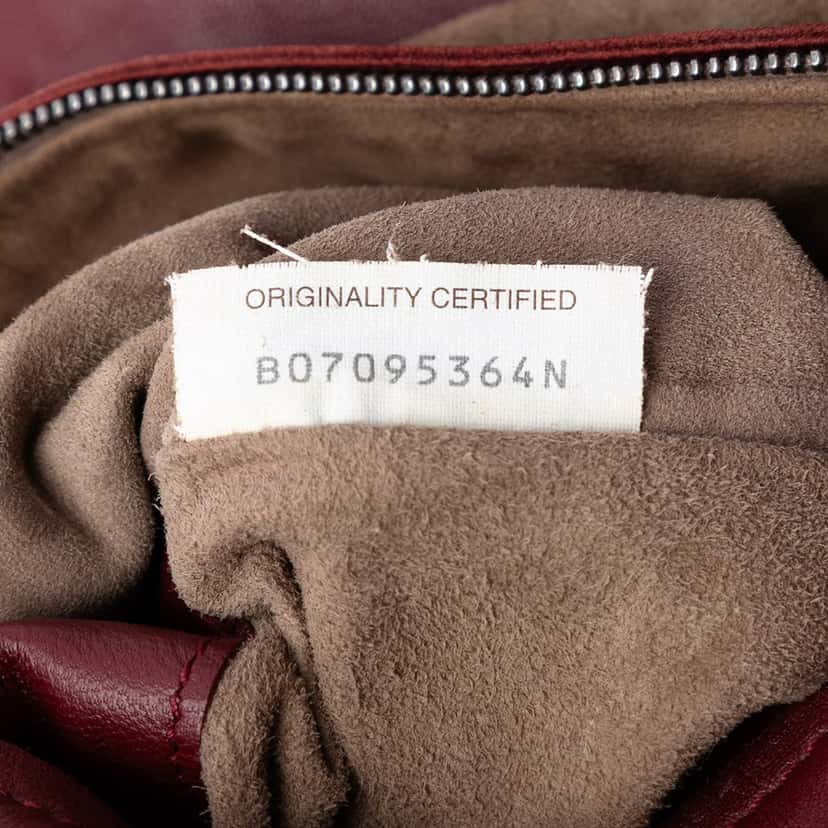 Bottega Veneta Multicolor Nappa Intrecciato Grommet Loop Hobo Red Leather Very good condition - Box View