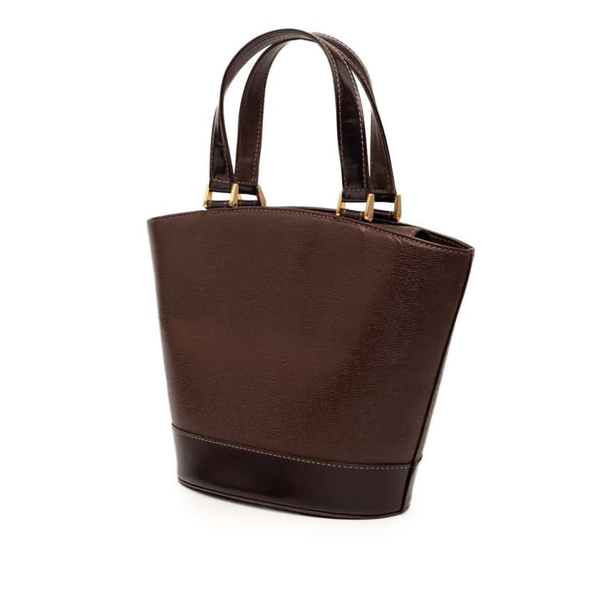 Burberry Leather Bucket Bag Brown Leather Good condition - Back View