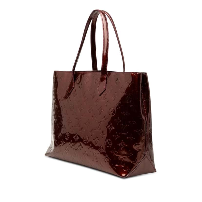 Louis Vuitton Monogram Vernis Wilshire MM Red Leather Very good condition - Back View