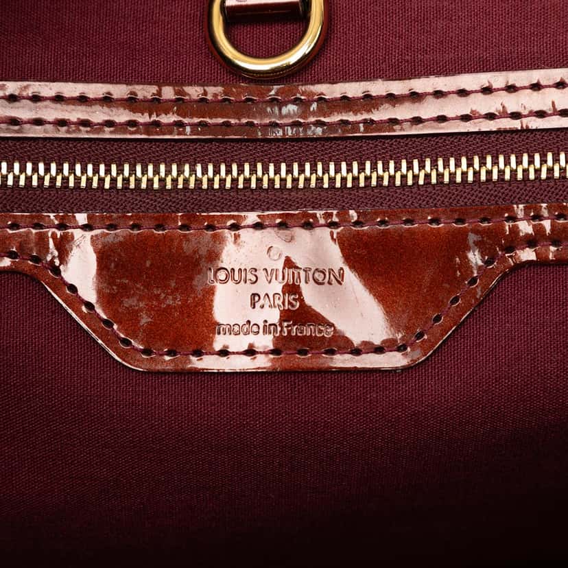 Louis Vuitton Monogram Vernis Wilshire MM Red Leather Very good condition - Box View