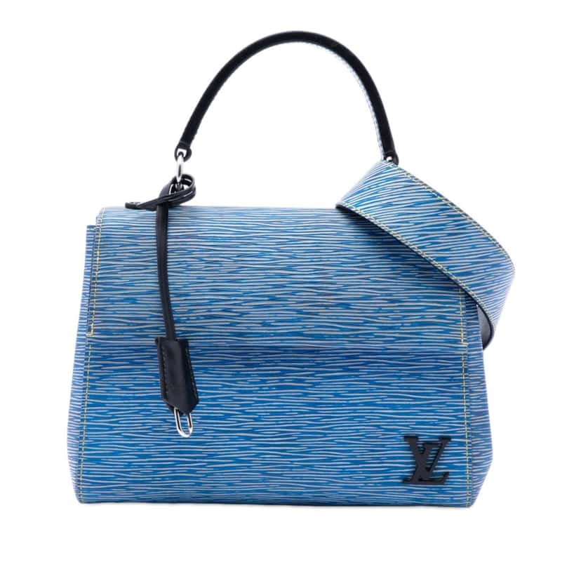 Louis Vuitton Epi Denim Cluny BB Blue Leather Very good condition - Front View
