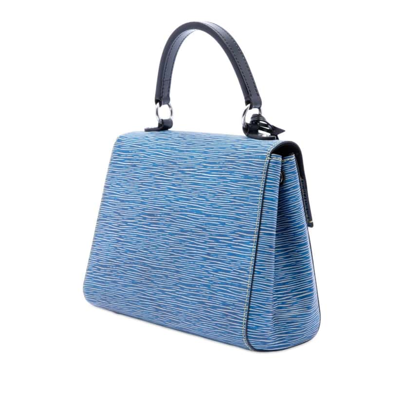 Louis Vuitton Epi Denim Cluny BB Blue Leather Very good condition - Back View