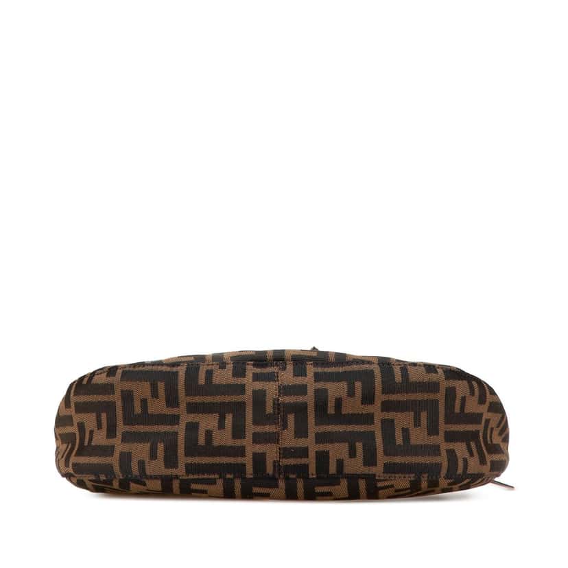 Fendi Zucca Canvas Shoulder Bag Brown Very good condition - Inside View