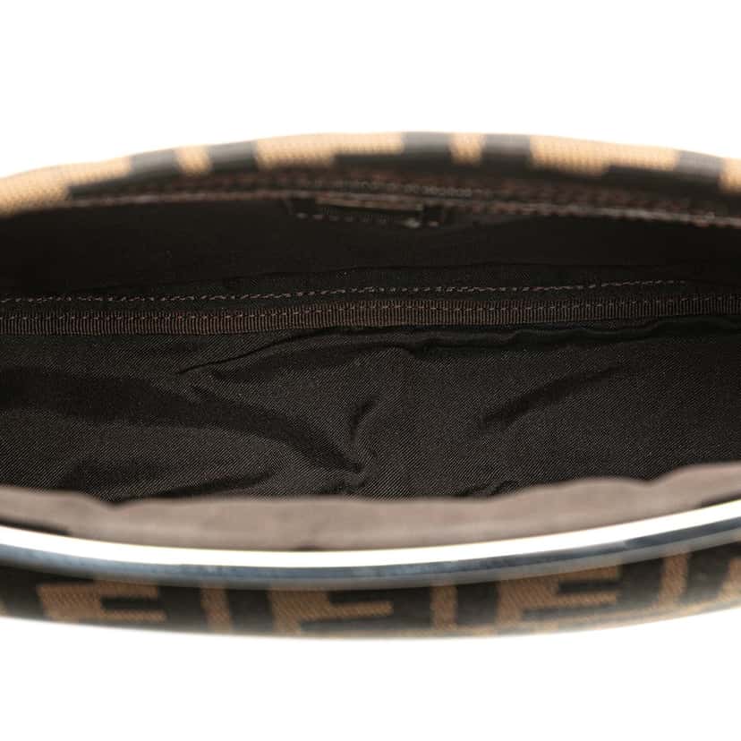 Fendi Zucca Canvas Shoulder Bag Brown Very good condition - Model View