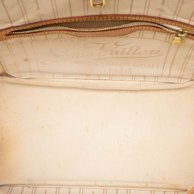 Louis Vuitton Damier Azur Neverfull PM White Very good condition - Model View