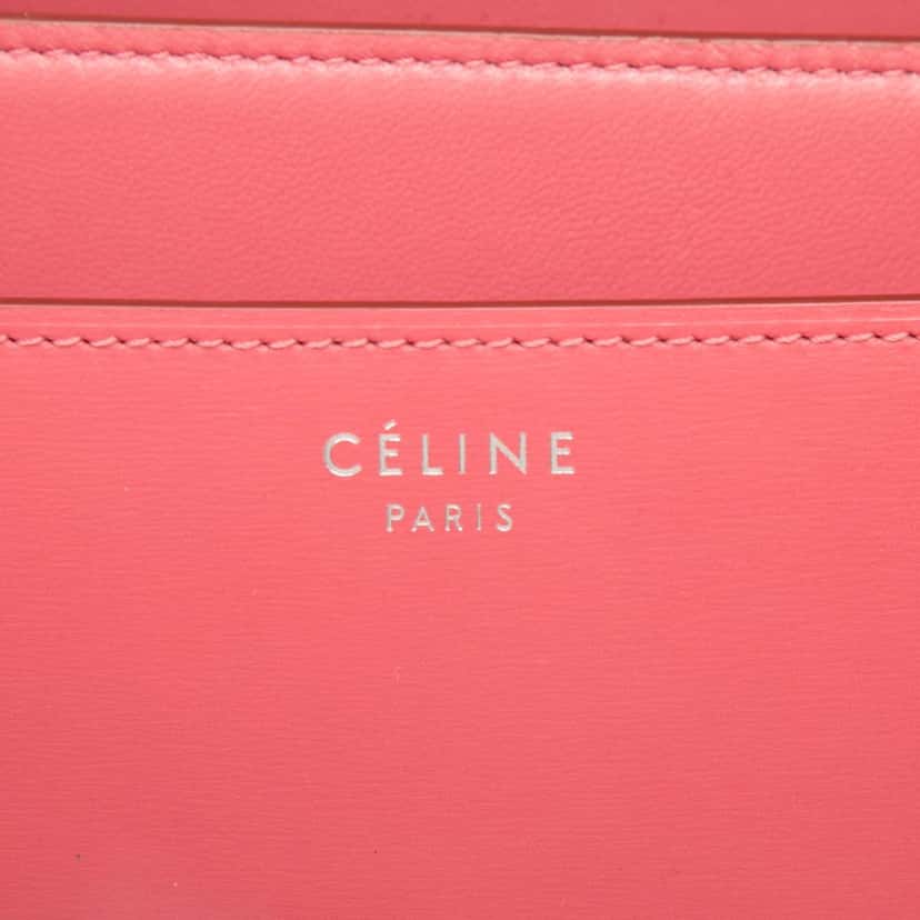 Celine Medium Calfskin Classic Box Pink Leather Very good condition - Box View
