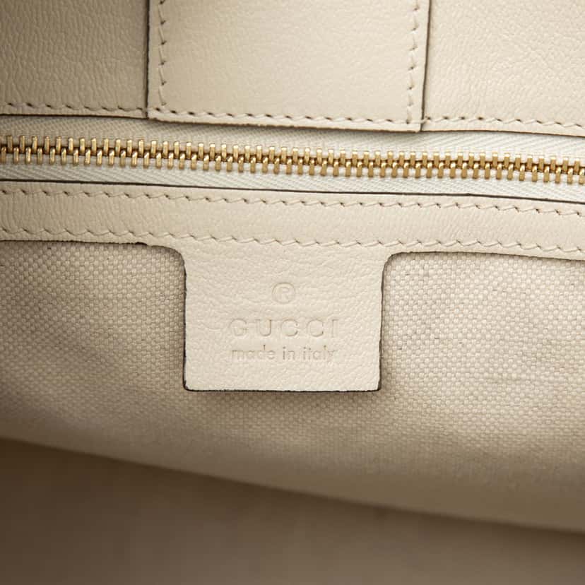 Gucci Medium GG Canvas Horsebit 1955 Tote Beige Very good condition - Box View