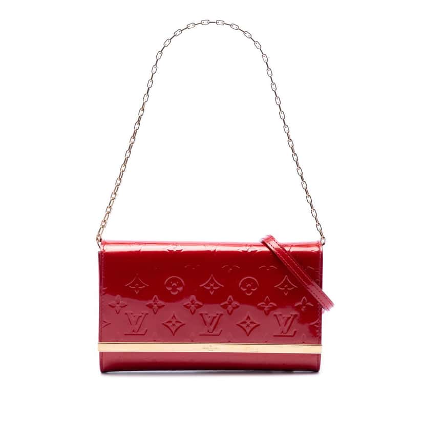 Louis Vuitton Monogram Vernis Ana Red Leather Very good condition - Front View