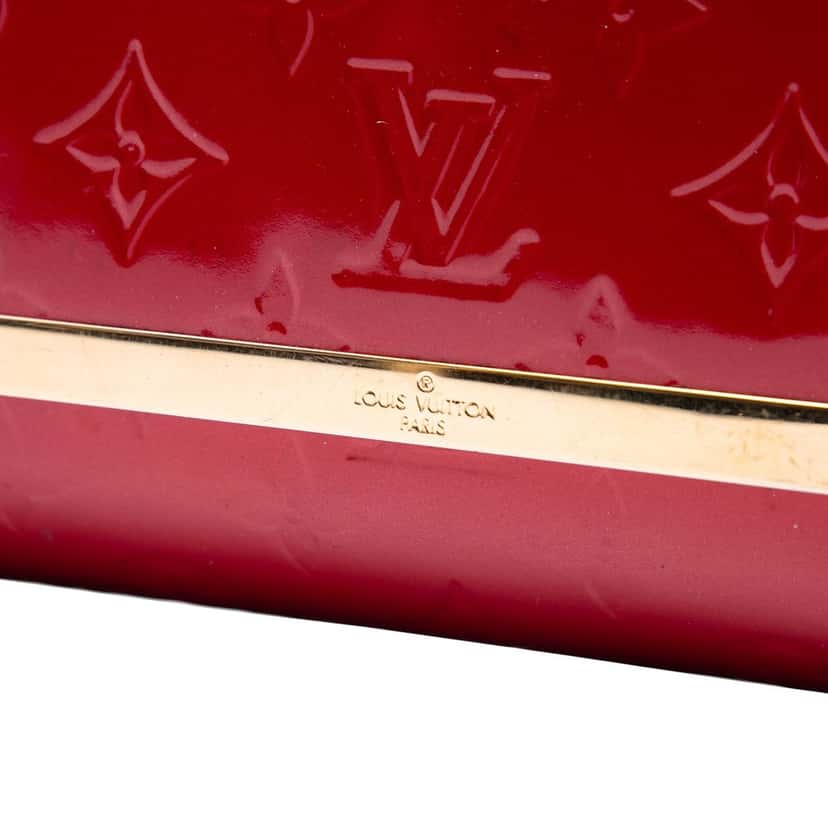 Louis Vuitton Monogram Vernis Ana Red Leather Very good condition - Box View