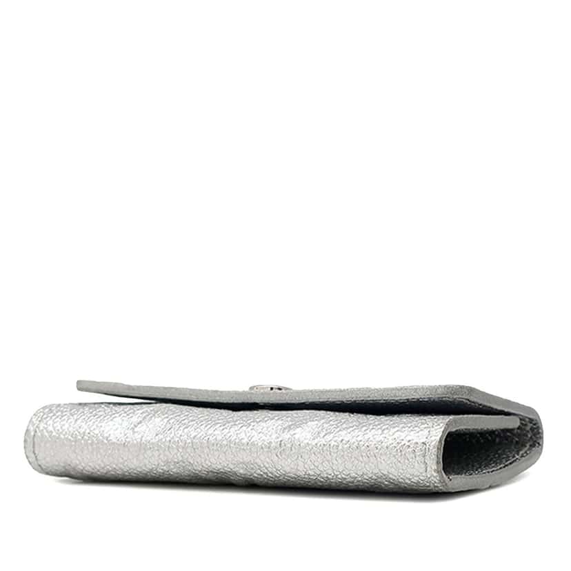 Louis Vuitton Monogram Empreinte 6 Key Holder Silver Leather Very good condition - Inside View