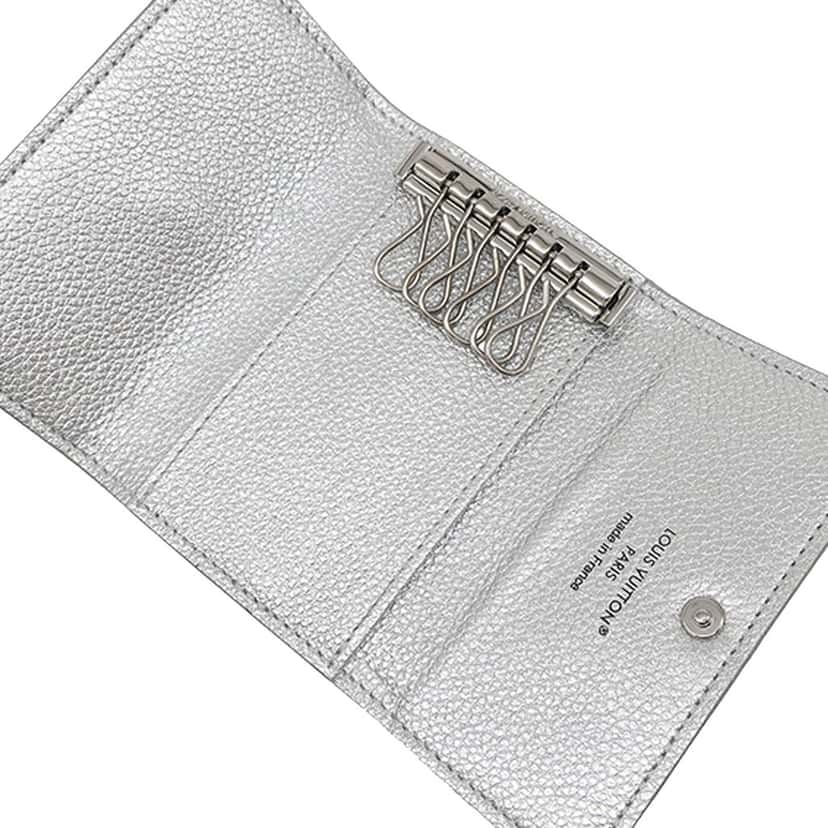 Louis Vuitton Monogram Empreinte 6 Key Holder Silver Leather Very good condition - Model View