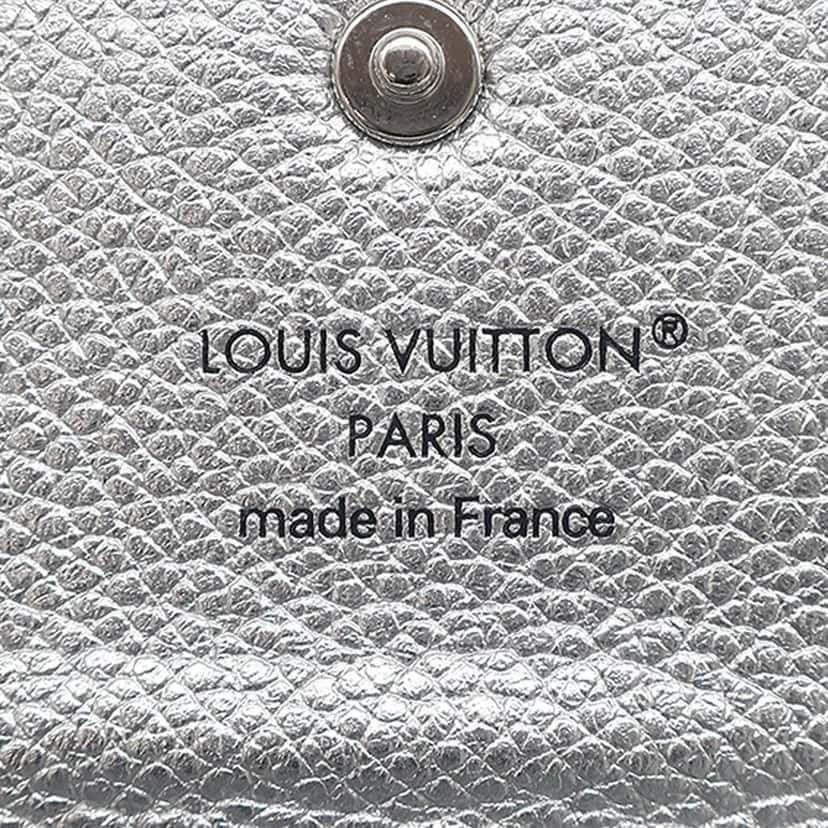 Louis Vuitton Monogram Empreinte 6 Key Holder Silver Leather Very good condition - Box View