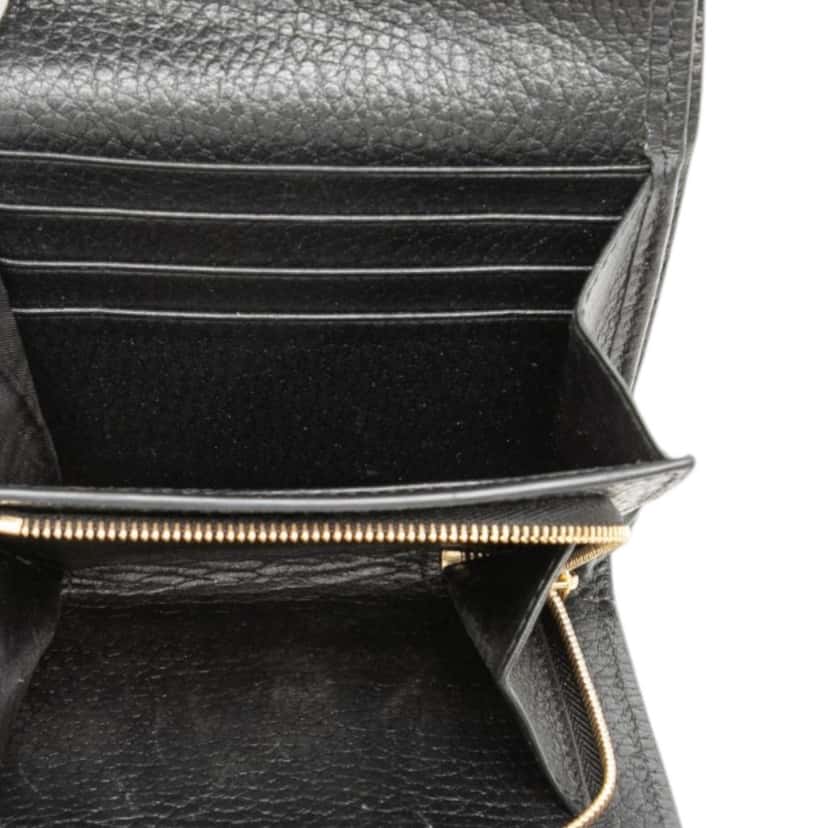 Gucci Bicolor GG Marmont Calfskin and GG Supreme Wallet Beige Very good condition - Model View