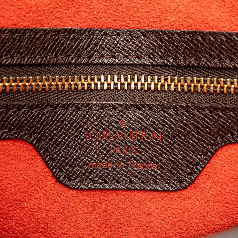Louis Vuitton Damier Ebene Venice Sac Plat Brown Canvas Very good condition - Box View