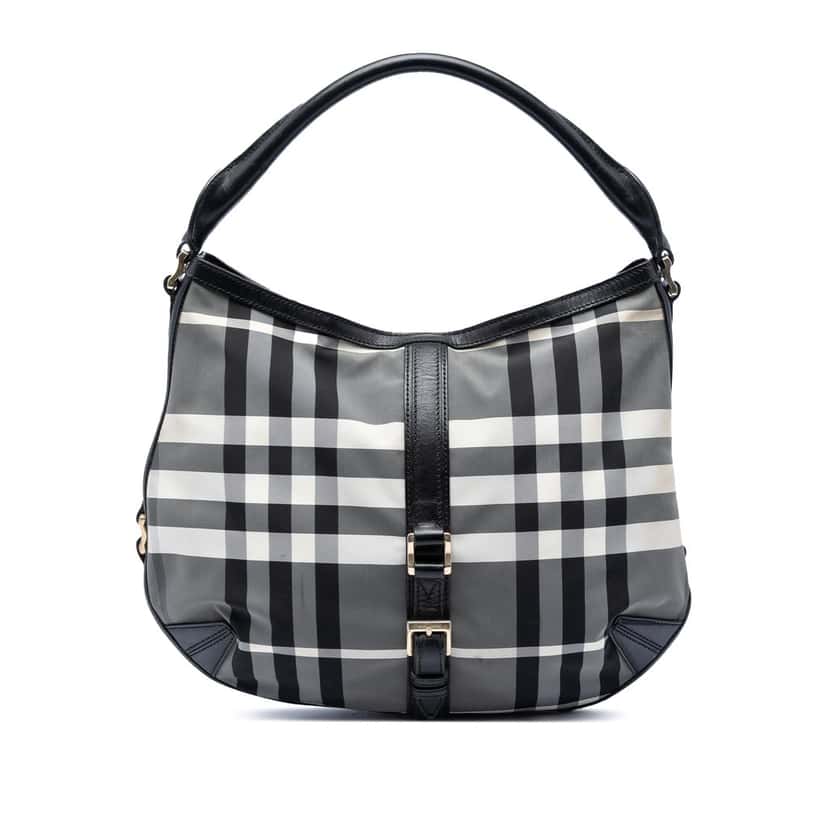 Burberry Check Nylon Grafton Hobo Other Very good condition - Front View
