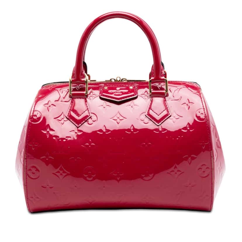 Louis Vuitton Monogram Vernis Montana Red Leather Good condition - Front View
