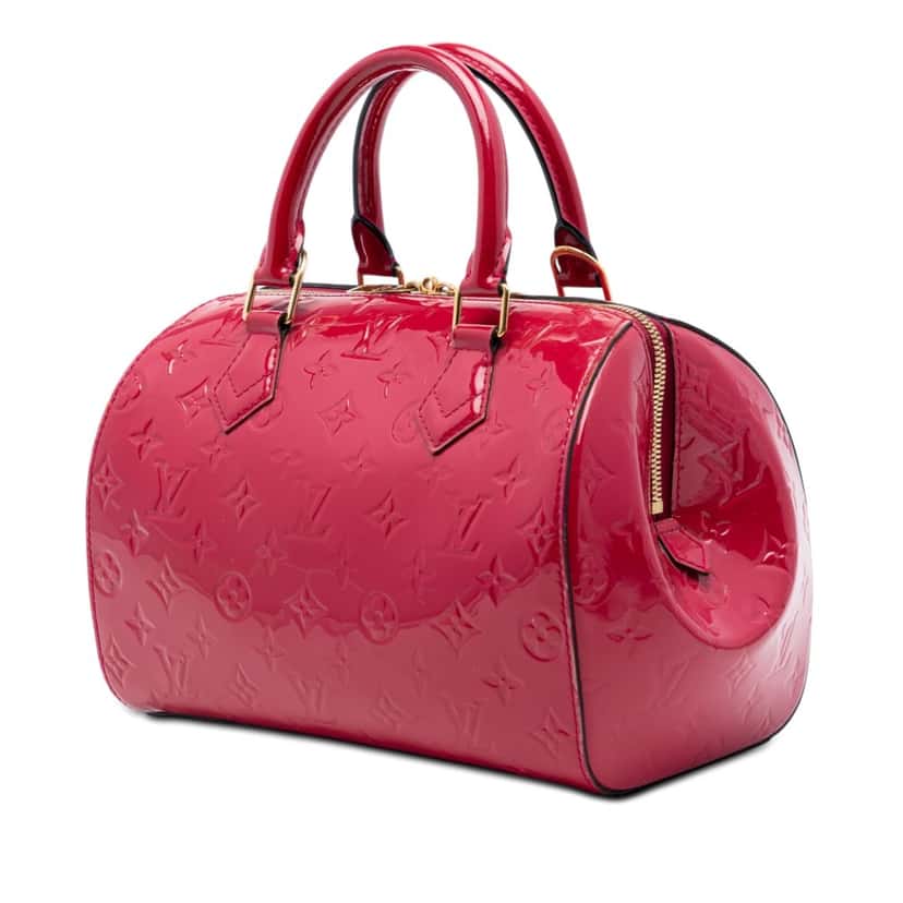 Louis Vuitton Monogram Vernis Montana Red Leather Good condition - Back View