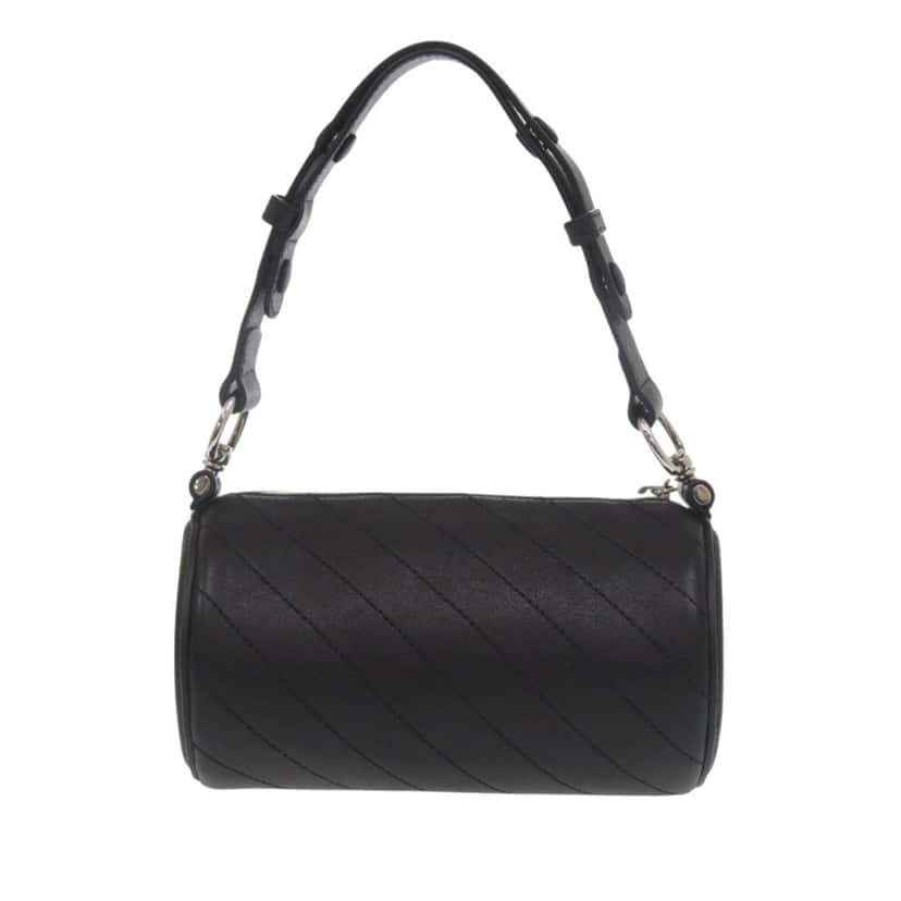 Gucci Mini Leather Blondie Barrel Shoulder Bag Black Leather Very good condition - Back View