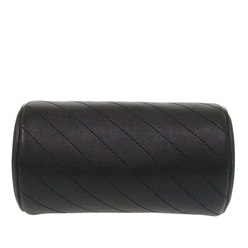 Gucci Mini Leather Blondie Barrel Shoulder Bag Black Leather Very good condition - Inside View