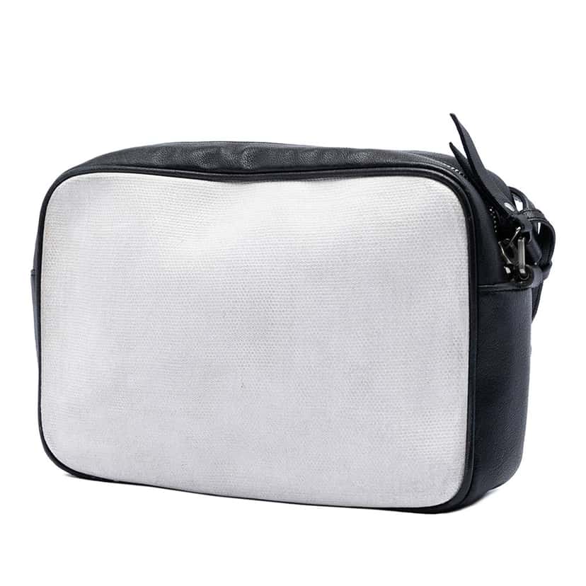 Saint Laurent Canvas Monogram Lou Camera Bag White Very good condition - Back View