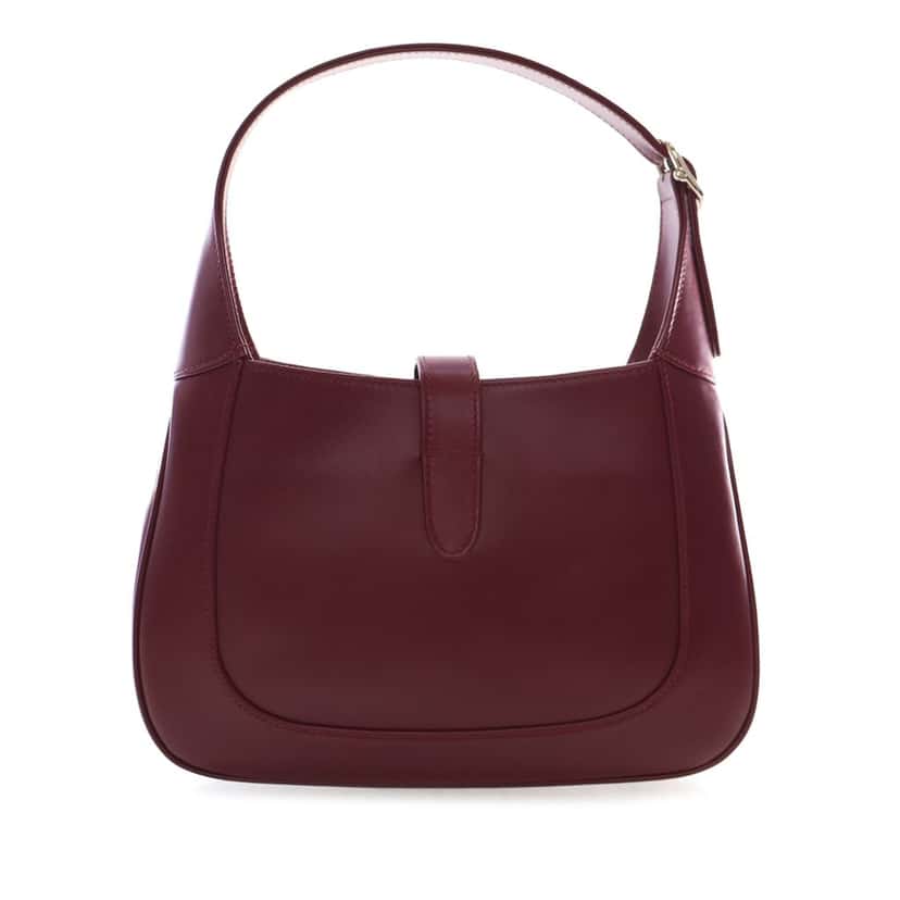 Gucci Medium Grained Calfskin Jackie 1961 Crossbody Red Leather Very good condition - Back View