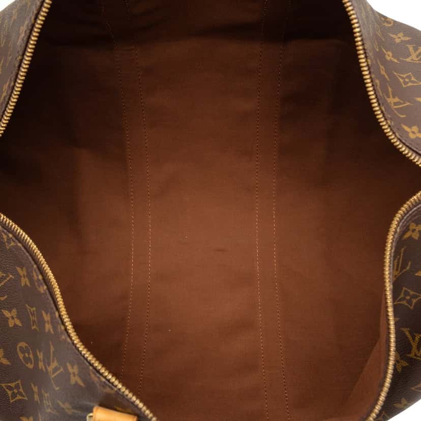 Louis Vuitton Monogram Keepall 50 Brown Very good condition - Model View