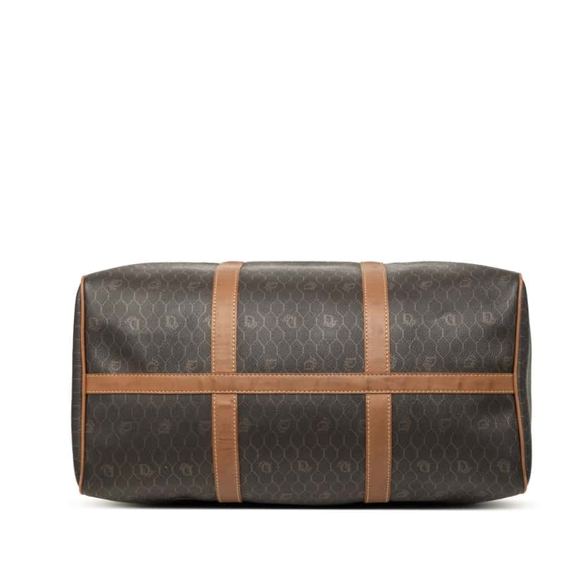 Dior Honeycomb Coated Canvas Travel Bag Black Good condition - Inside View