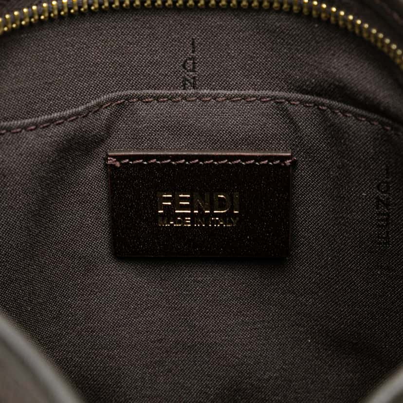 Fendi Zucchino Spalmati Crossbody Brown Very good condition - Box View