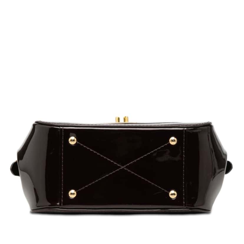 Louis Vuitton Monogram Vernis Pasadena Purple Leather Very good condition - Inside View