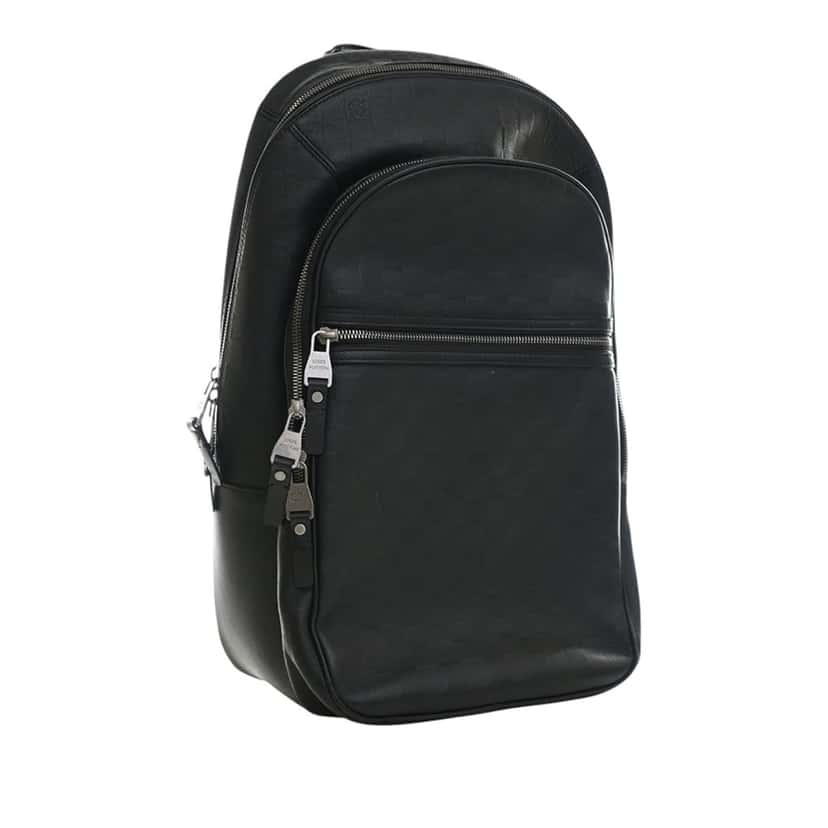Louis Vuitton Damier Infini Michael Black Leather Very good condition - Back View
